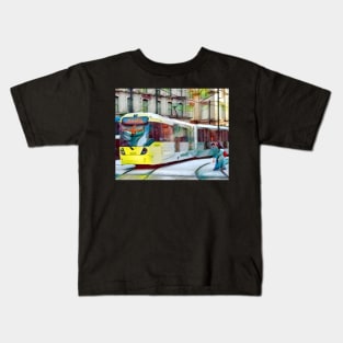 Manchester Metrolink Tram Kids T-Shirt